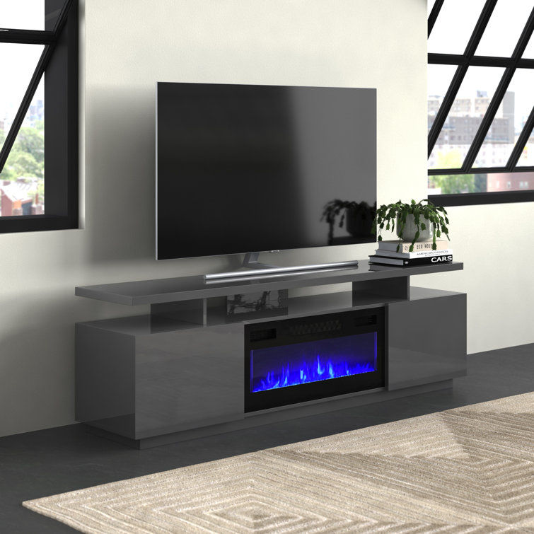 Burkard TV Stand for TVs up to 78" with Fireplace Included added by Spoak Member