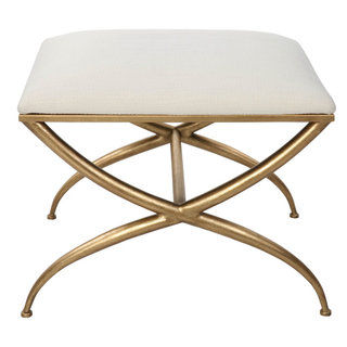 Crossing Small Bench - Accent And Storage Benches - by Uttermost | Houzz added by Tayo A