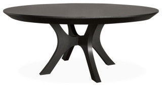 Palma 72" Round Dining Table, Ebony Oak - Transitional - Dining Tables - by Mandalay Home Furnishings, Inc. | Houzz added by Lauren Houston