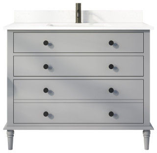 Flynn 42" Vanity with Power Bar and Drawer Organizer - Traditional - Bathroom Vanities And Sink Consoles - by Art Bathe | Houzz added by Madison Subry