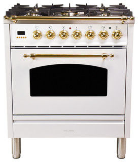 30" Single Oven Dual Fuel Range - Contemporary - Gas Ranges And Electric Ranges - by Hallman | Houzz added by Spoak Member