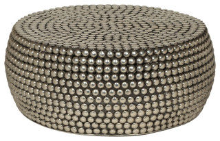 Cassie Modern Handcrafted Textured Iron Coffee Table - Contemporary - Coffee Tables - by GDFStudio | Houzz added by Spoak Member