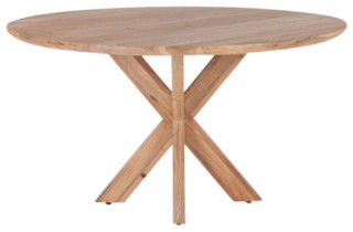 Tallin 54" Round Dining Table, Round Dining Table, Dining Room Table, Table - Midcentury - Dining Tables - by Blowing Rock Home Source | Houzz added by Spoak Member