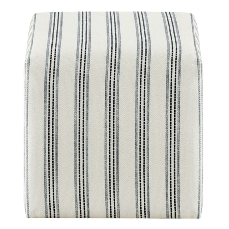 Cottage Thin Striped Ottoman added by Katherine Brensinger