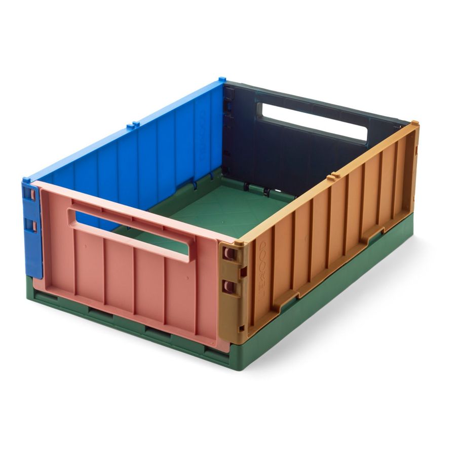 Weston Multicoloured Collapsible Crate Green Liewood Design Children added by Spoak Member