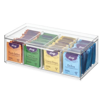 iDESIGN Crisp Tea Storage Organizer Clear added by Spoak Member
