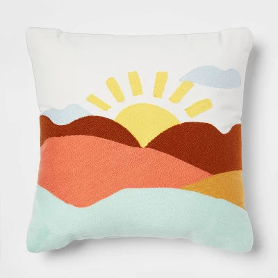 Sunrise Throw Pillow - Pillowfort&#8482; added by Liz Kirby