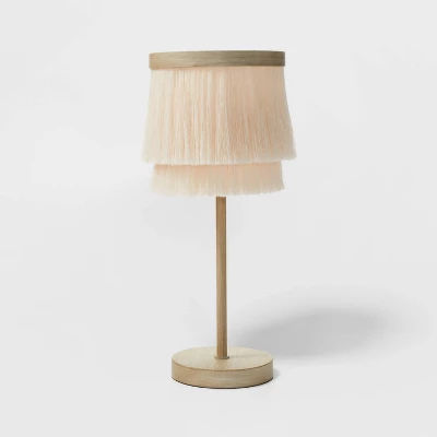 Fringe Table Lamp Gold - Pillowfort 17 Inches (H) x 15 Inches (W) x 15 Inches (D) added by Kate Lynn Nemett