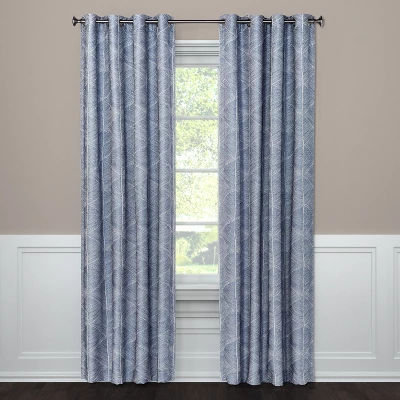 95&#34;x50&#34; Blackout Curtain Panel Modern Stroke Blue - Project 62&#8482; added by Emily Katz