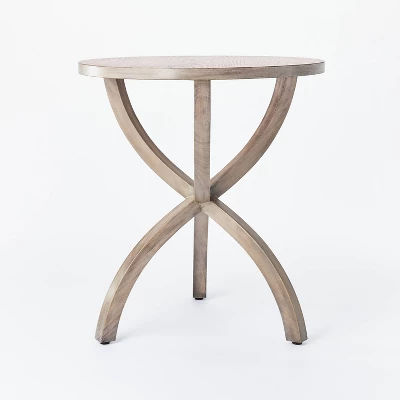 Mesa Verde Wood Curved Leg Accent Table - Threshold™ designed with Studio McGee added by sarah higgins
