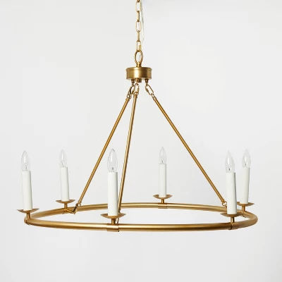 Ring Chandelier Brass - Threshold&#8482; designed with Studio McGee added by Madison Subry