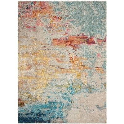 Celestial CES02 Area Rug Colorful Contemporary Abstract By Nourison added by Heather Burns