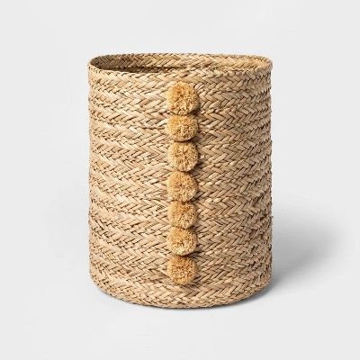 Small Braided Seagrass Round Basket Natural - Opalhouse&#8482; added by Vivien Kowal