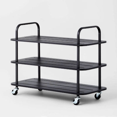 Rolling Entry Rack Black - Brightroom&#8482; added by Jensen Jameson