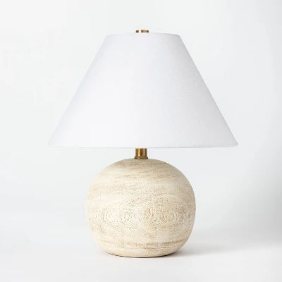 Medium Faux Wood Table Lamp - Threshold™ designed with Studio McGee added by Erin Strasen