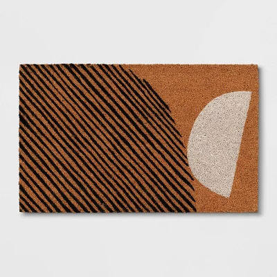Outdoor Door Mat Black Lines/White Geo added by Emma Kitching