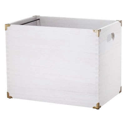 Wood File Sorter White - Threshold™ added by Rescued Room Design