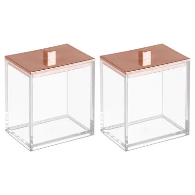 Square Storage Apothecary Jar for Bathroom - 2 Pack added by Emma Kitching