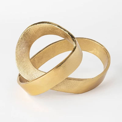 Decorative Brass Figurine Gold - Threshold&#8482; designed with Studio McGee added by Marisa Atkinson