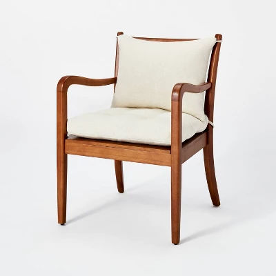 Riverview Wood Frame Spindle Back Chair with Cushions - Threshold&#8482; designed with Studio McGee added by Briana O'Dea