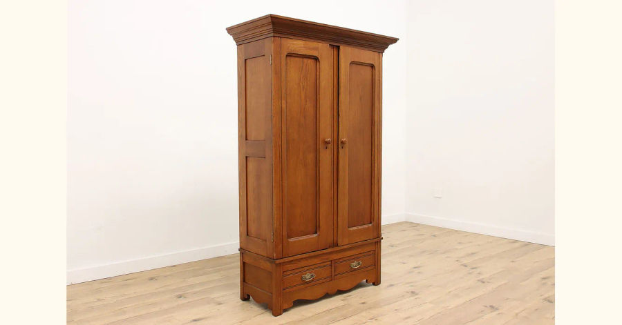 Victorian Farmhouse Antique Ash Armoire, Wardrobe, or Closet #43374 added by Serena Finnerty