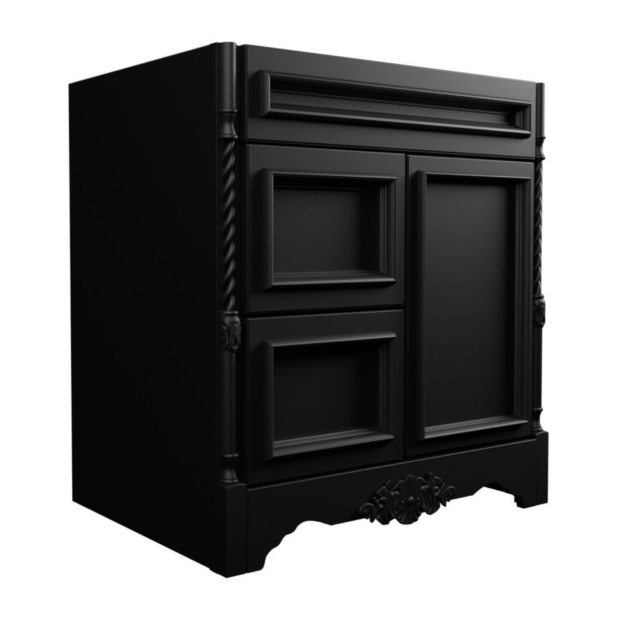 VENICE BLACK Vanity 30w-21d 1-Door 2-Drawers : Home Surplus added by Jamie Moon