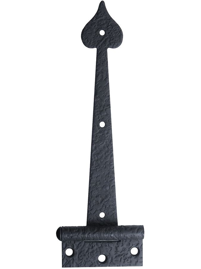 Rough Forged Iron Strap Door Hinge With Heart Design added by Hailey Wallin