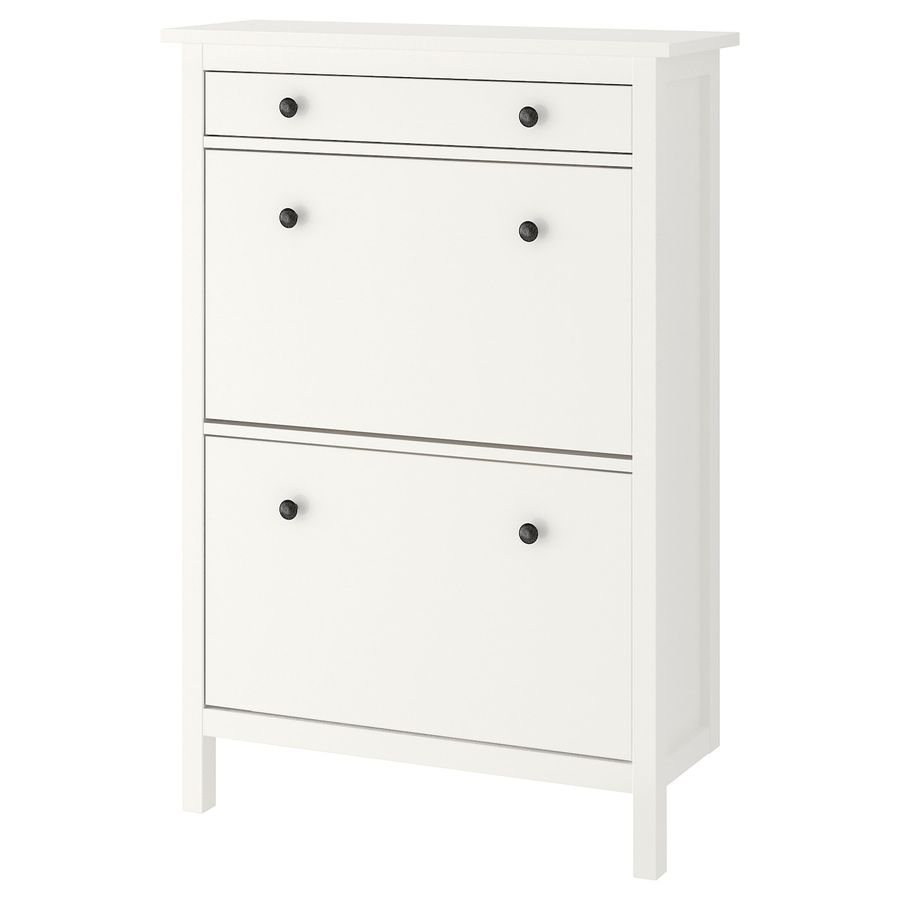 HEMNES Mueble zapatos 2 compartimientos - blanco 89x30x127 cm added by Lena Madenci