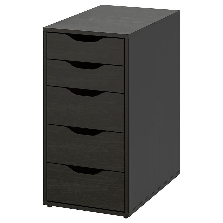 ALEX Drawer unit, black-brown, 141/8x271/2" - IKEA added by Courtney Hill