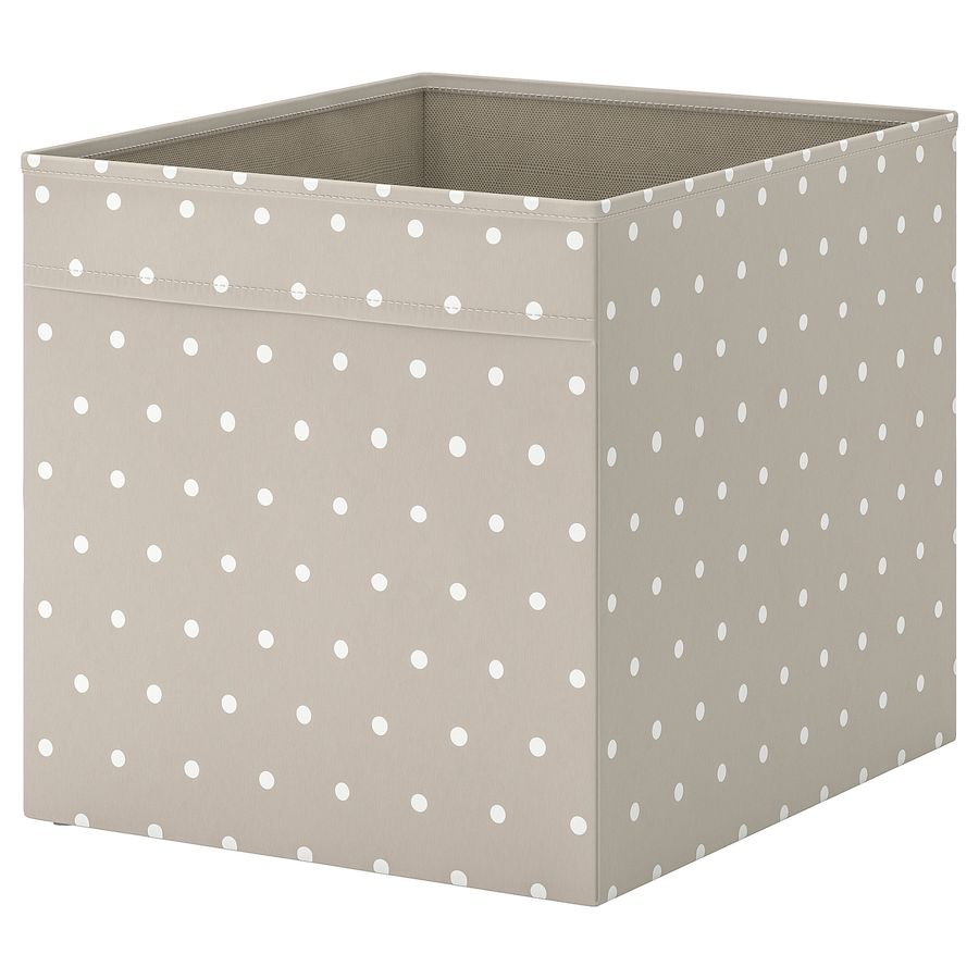 DRÖNA Box, beige, dotted, 13x15x13" - IKEA added by Emily LaCivita