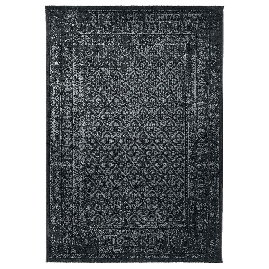 KYNDBY Rug, low pile - gray antique look/floral patterned 6 ' 7 "x9 ' 10 " added by Jennifer Kelly