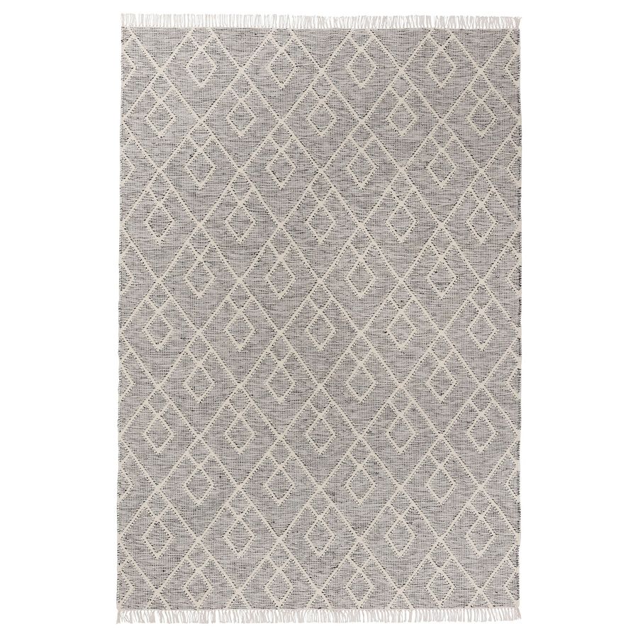 LÖNNESTAK Rug, handmade/gray, 5'3"x7'7" - IKEA added by Rachel Tuttle