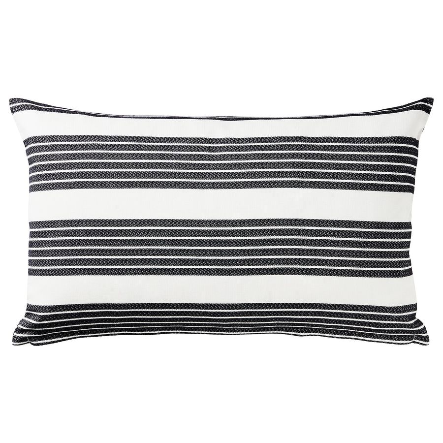 METTALISE Cushion cover - white/dark gray 16x26 " added by Jennifer Kelly