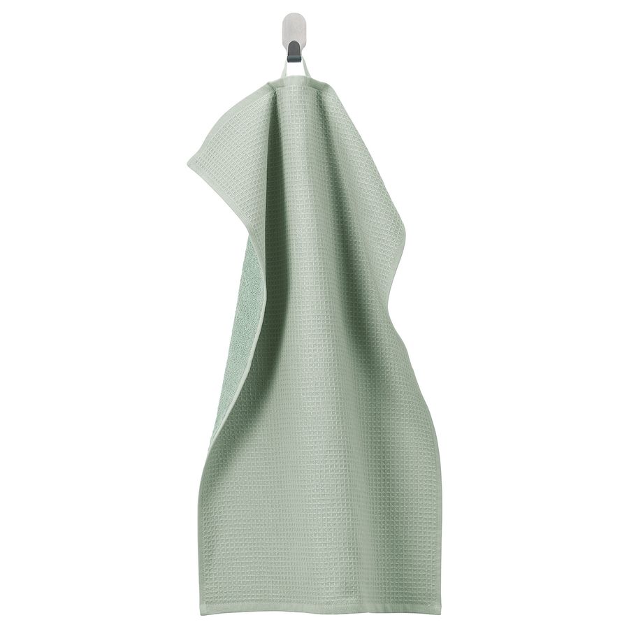 SALVIKEN Hand towel, light green, 16x28" - IKEA added by Rachel Fedorov