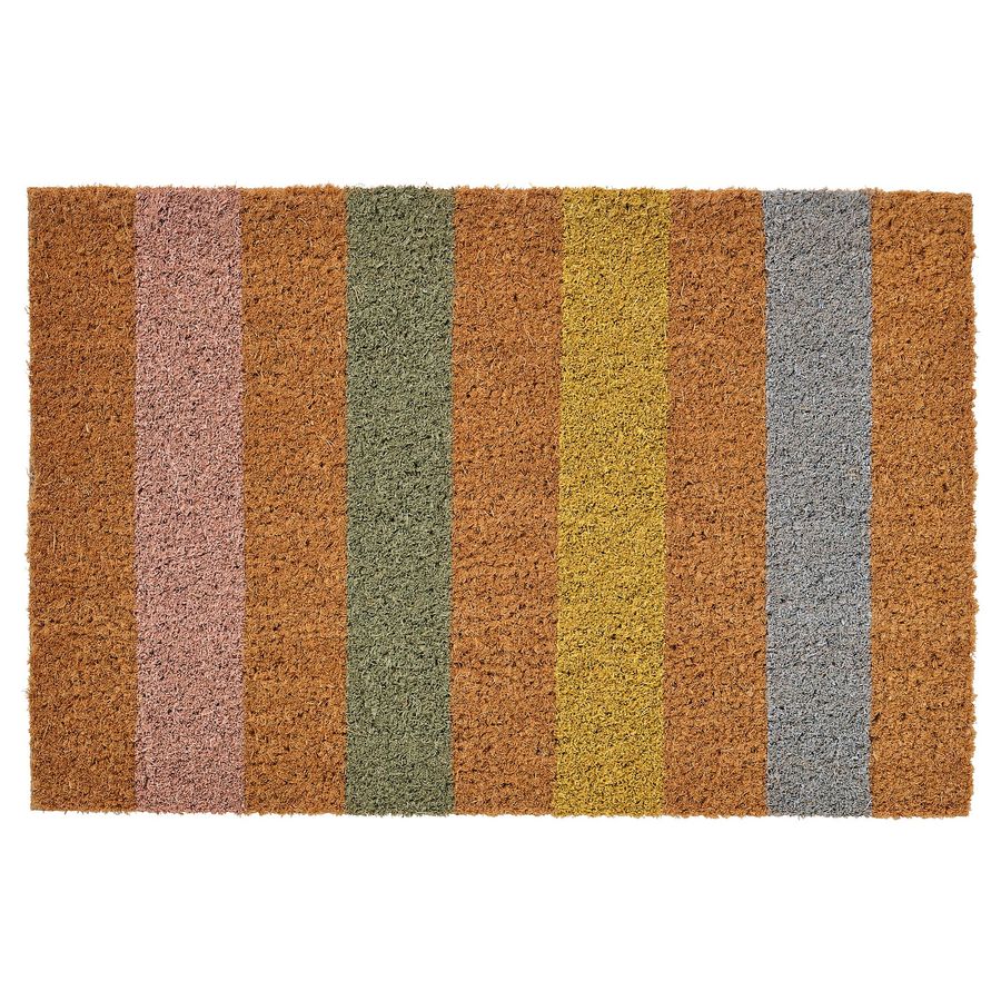 SÖLLESTED Door mat, indoor, natural/stripe, 1'4"x2'0" - IKEA added by Shanta Michelle