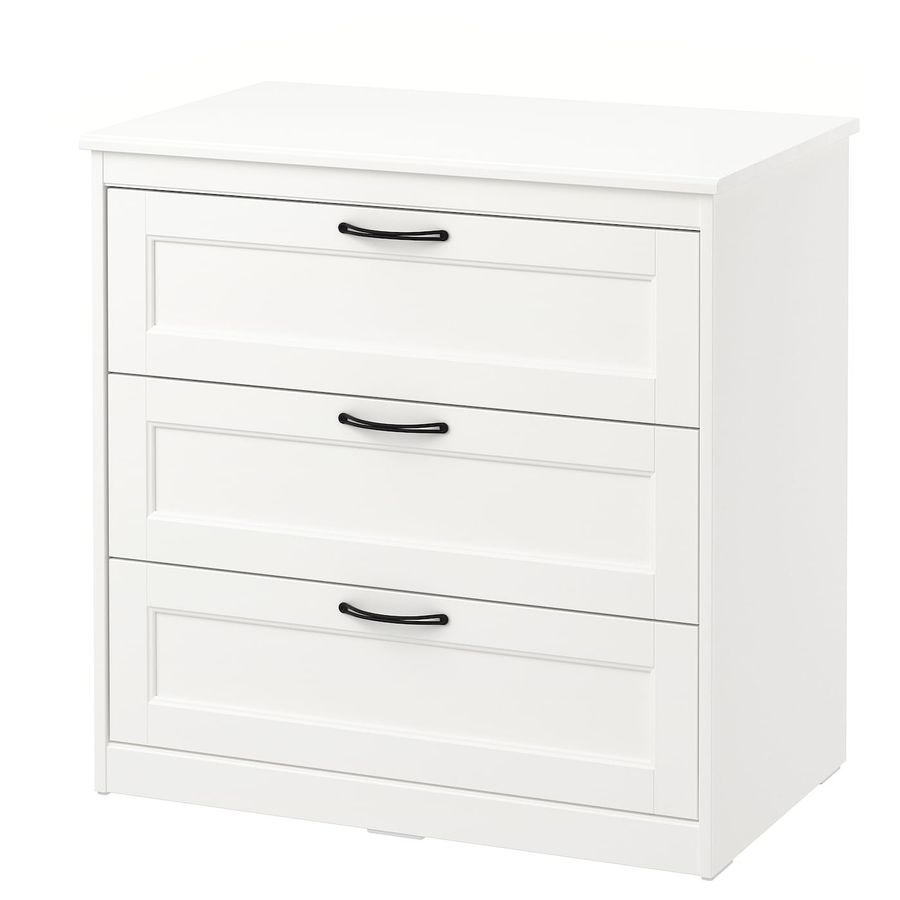 SONGESAND 3-drawer chest - white 32 1/4x31 7/8 " added by Jennifer Kelly