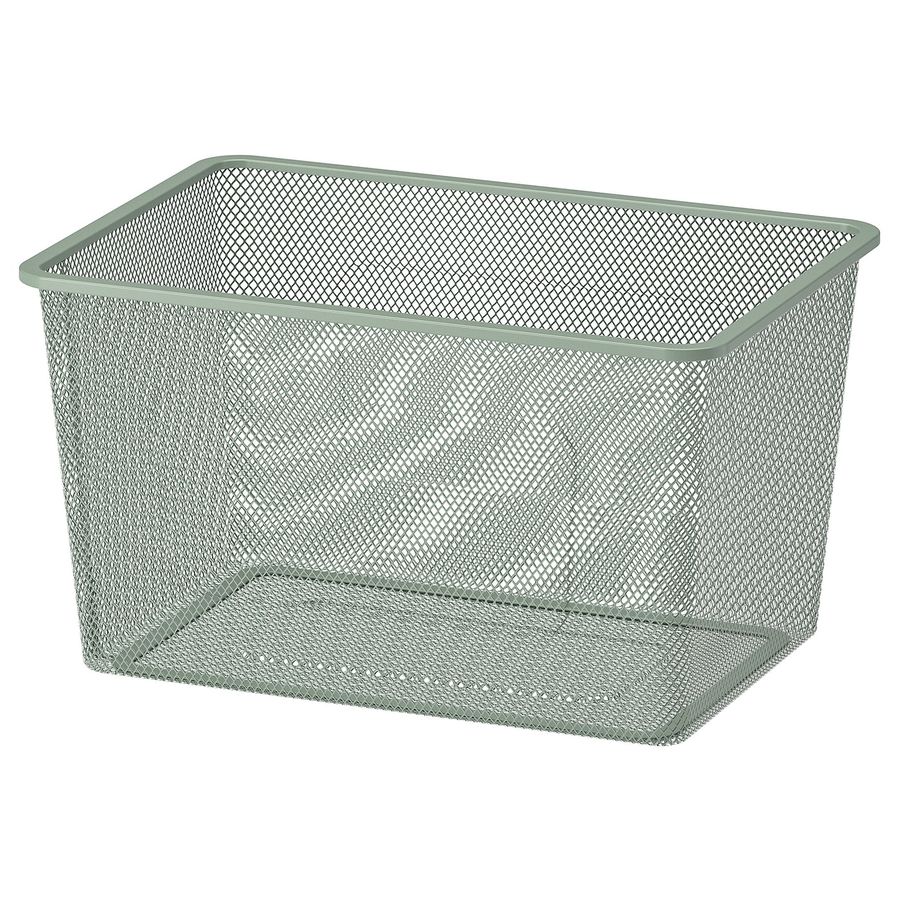 TROFAST Mesh storage box, light green-gray, 161/2x113/4x9" - IKEA added by Jamie Stellato