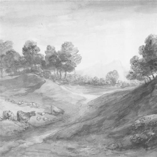 Anewall Shaded Landscape Modern Classic European Countryside Wallpaper added by Heather Cohen