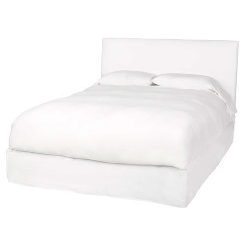 Cisco Brothers April Modern Classic White Cotton Slipcovered Bed - Queen added by Jessica Vegliacich
