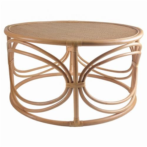 Selamat Edith Coastal Beach Natural Brown Rattan Round Coffee Table added by Liz Kirby
