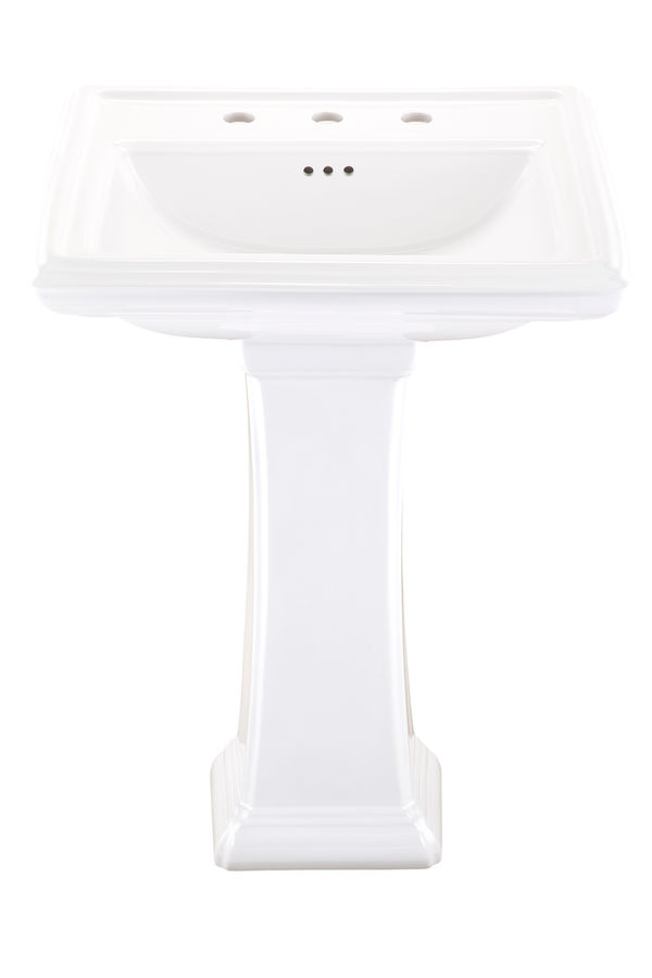 White Logan Square Pedestal Sink added by Marisa Atkinson