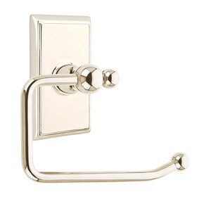 Traditional Brass Collection - Rectangular Tissue Holder in Lifetime Polished Nickel by Emtek Hardware added by Alta Projects