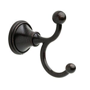 Crestfield Collection - Double Towel Hook in Venetian Bronze by Liberty Hardware added by Megan Stephenson
