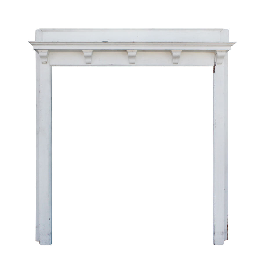 Understated Antique Fireplace Mantel, Robert Mitchell Furniture Co. added by Serena Finnerty