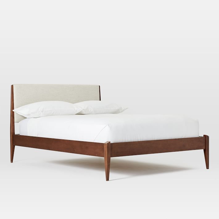 Modern Show Wood Bed, Linen added by Spoak Member