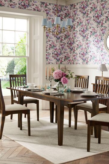 Garrat Dark Chestnut Extending Dining Table by Laura Ashley added by Spoak Member